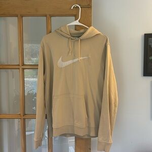 Used Nike tan sweatshirt, good condition, size large